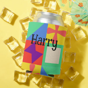 Patchwork Quilt Can Cooler