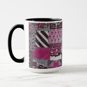 Patchwork Quilt Ceramic Mug