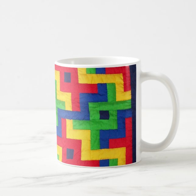 'Patchwork Quilt' Coffee Mug (Right)