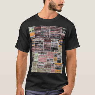 Patchwork Quilt Collage Seamless Print. T-Shirt