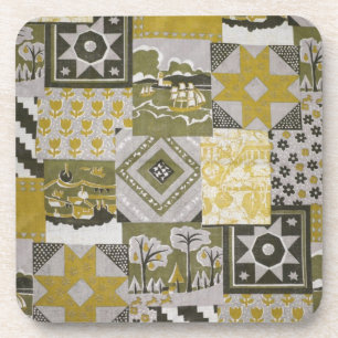 Patchwork Quilt Cork Coaster