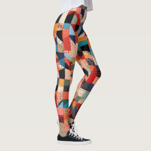 Patchwork Quilt Design Leggings