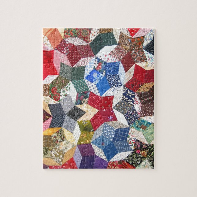 Patchwork Quilt Jigsaw Puzzle (Vertical)