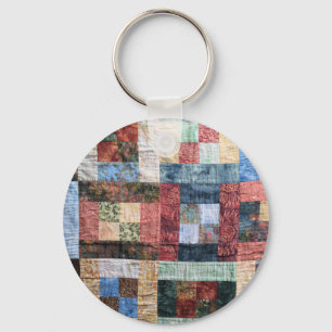 Patchwork Quilt Key Ring