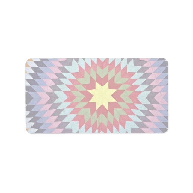 Patchwork quilt label (Front)