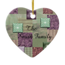 Patchwork Quilt Ornament