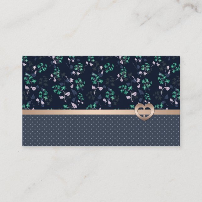 Patchwork, Retro Business Card (Front)