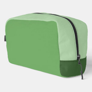 Patchwork Shades of Green Travel ToiletryBag Dopp Kit