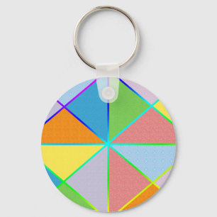 Patchwork Sprinkles Key Ring