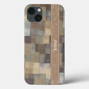 Patchwork Squares iPhone 13 Case