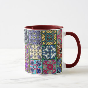 Patchwork Squares Mug