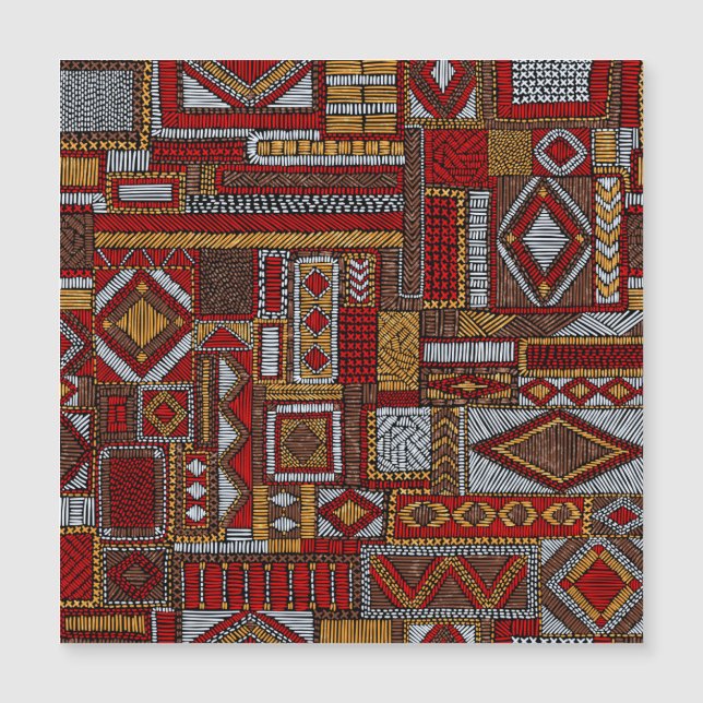 Patchwork Style Embroidered Ethnic Print (Front)