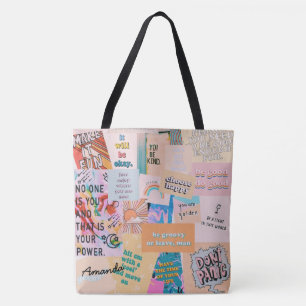 Patchwork style Tote Bag