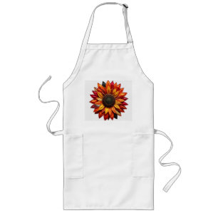Patchwork Sunflower in Sunset Colours Long Apron
