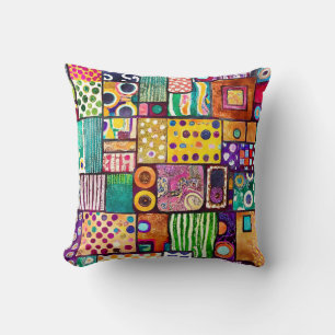 Patchwork Throw Pillow