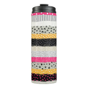 Patchwork Tiles: Versatile Seamless Design. Thermal Tumbler
