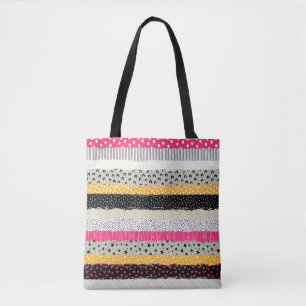 Patchwork Tiles: Versatile Seamless Design. Tote Bag