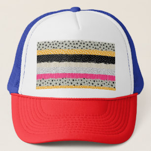 Patchwork Tiles: Versatile Seamless Design. Trucker Hat