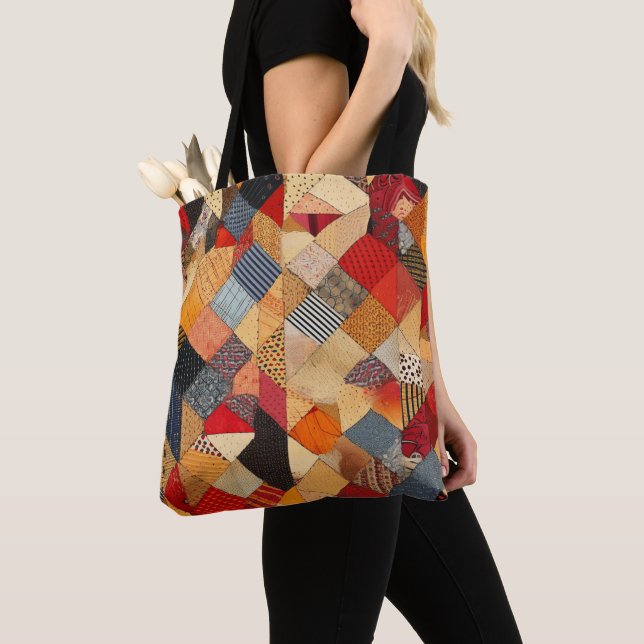 Patchwork  tote bag (Close Up)