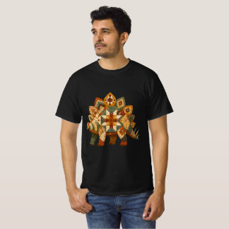 Patchwork Triceratops T-Shirt