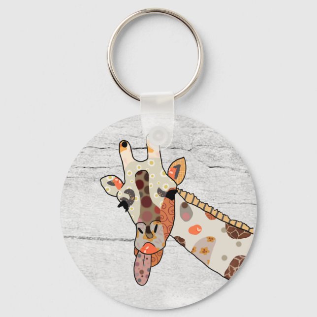 Patchworkgiraffe Key Ring (Front)