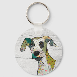 Patchworkhund Key Ring