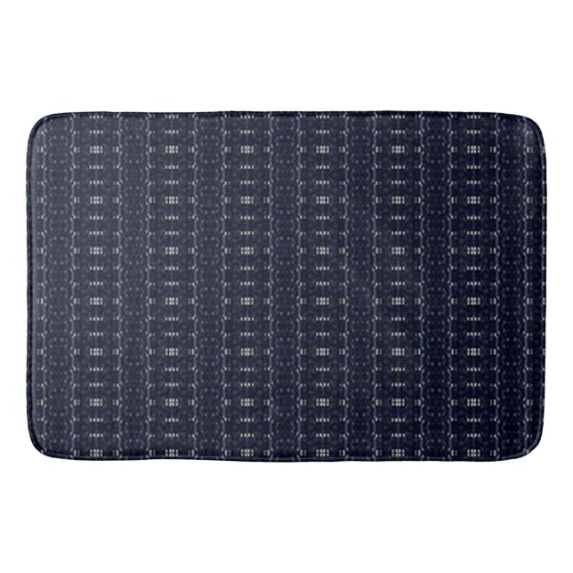Patchy Stripes Bath Mat (Front)
