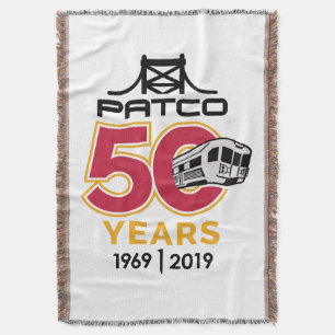 PATCO 50th Anniversary Limited Edition Throw