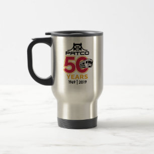 PATCO 50th Anniversary Logo 15th ounce Travel Mug