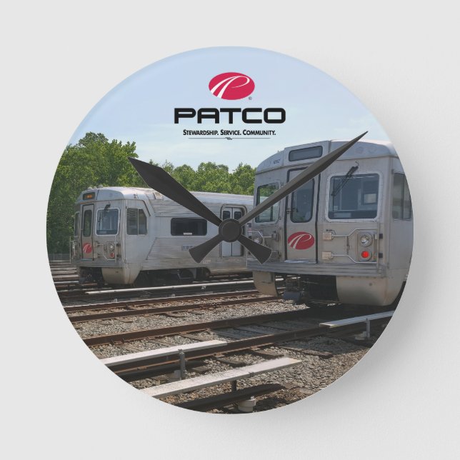 PATCO Circle Wall Round Clock (Front)