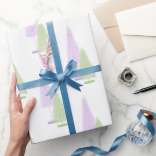 Patel Christmas Trees Wrapping Paper
