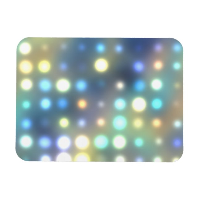 Patel Neon Lights Abstract Magnet (Horizontal)