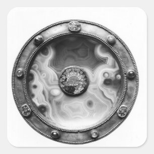 Paten with a medallion depicting the Last Square Sticker