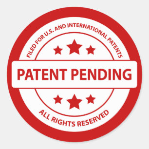 Patent Pending Sticker