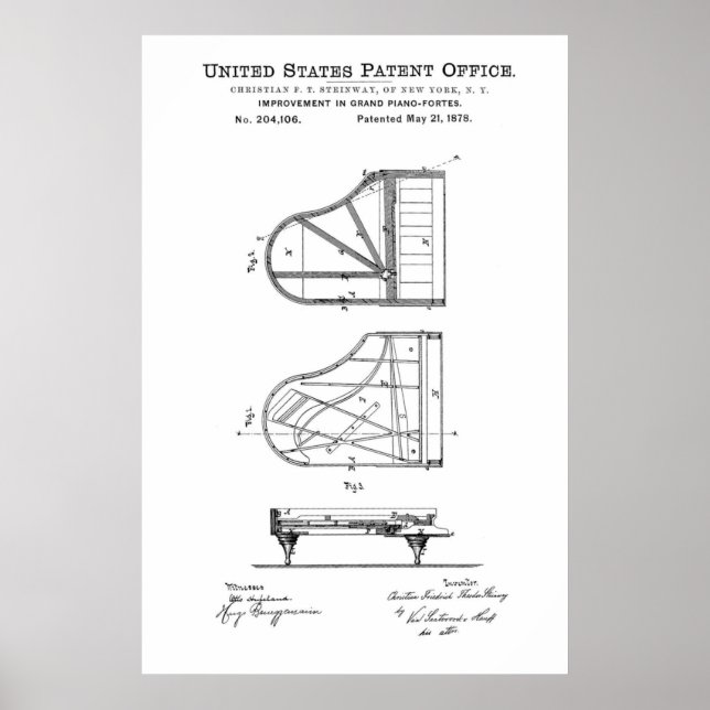 Patent - Piano - Poster (Front)