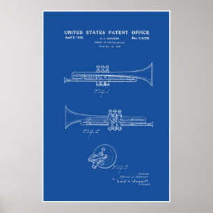 Patent - Trumpet - Poster