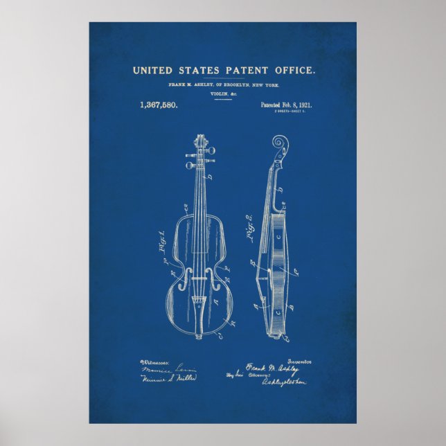 Patent - Violin - Poster (Front)