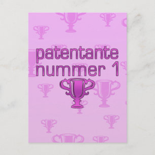 Patentante Nummer 1 Postcard