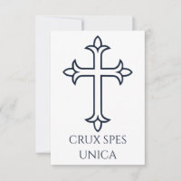 Pater Noster Latin Cross Holy Card