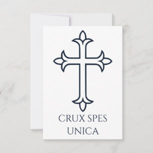 Pater Noster Latin Cross Holy Card