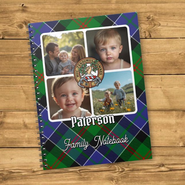 Paterson Family Photo Collage Notebook (Creator Uploaded)