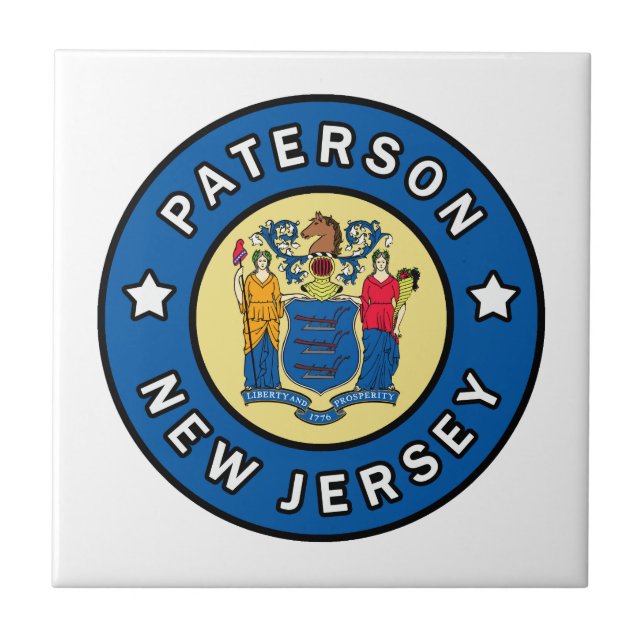 Paterson New Jersey Ceramic Tile (Front)