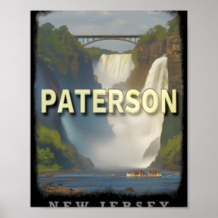 Paterson New Jersey Nj Waterfall Wonderland Sd617 Poster