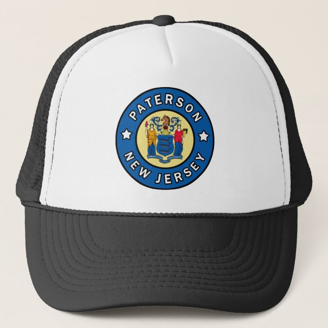 Paterson New Jersey Trucker Hat (Front)
