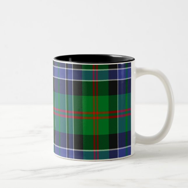 Paterson Scottish Tartan Two-Tone Coffee Mug (Right)