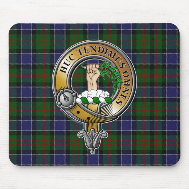 Paterson Tartan & Badge Mouse Pad (Front)