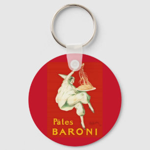 Pates Baroni Cappiello Vintage Advertisement Key Ring