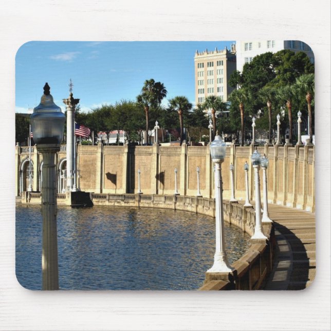 Path Around Lake Mirror Mouse Pad (Front)