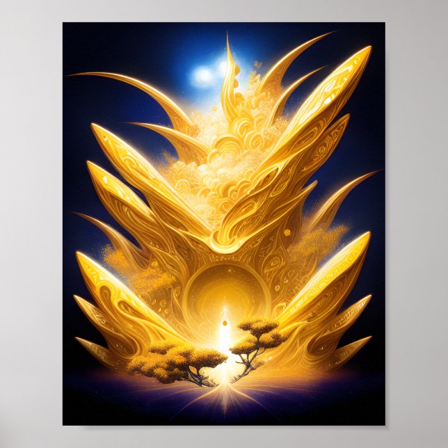 Path Between the Trees Poster (Front)