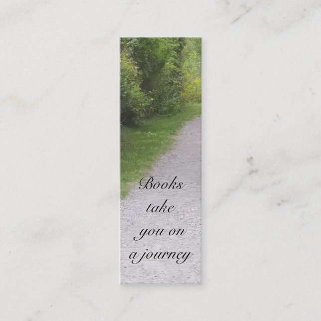 "Path" Bookmarks Mini Business Card (Front)